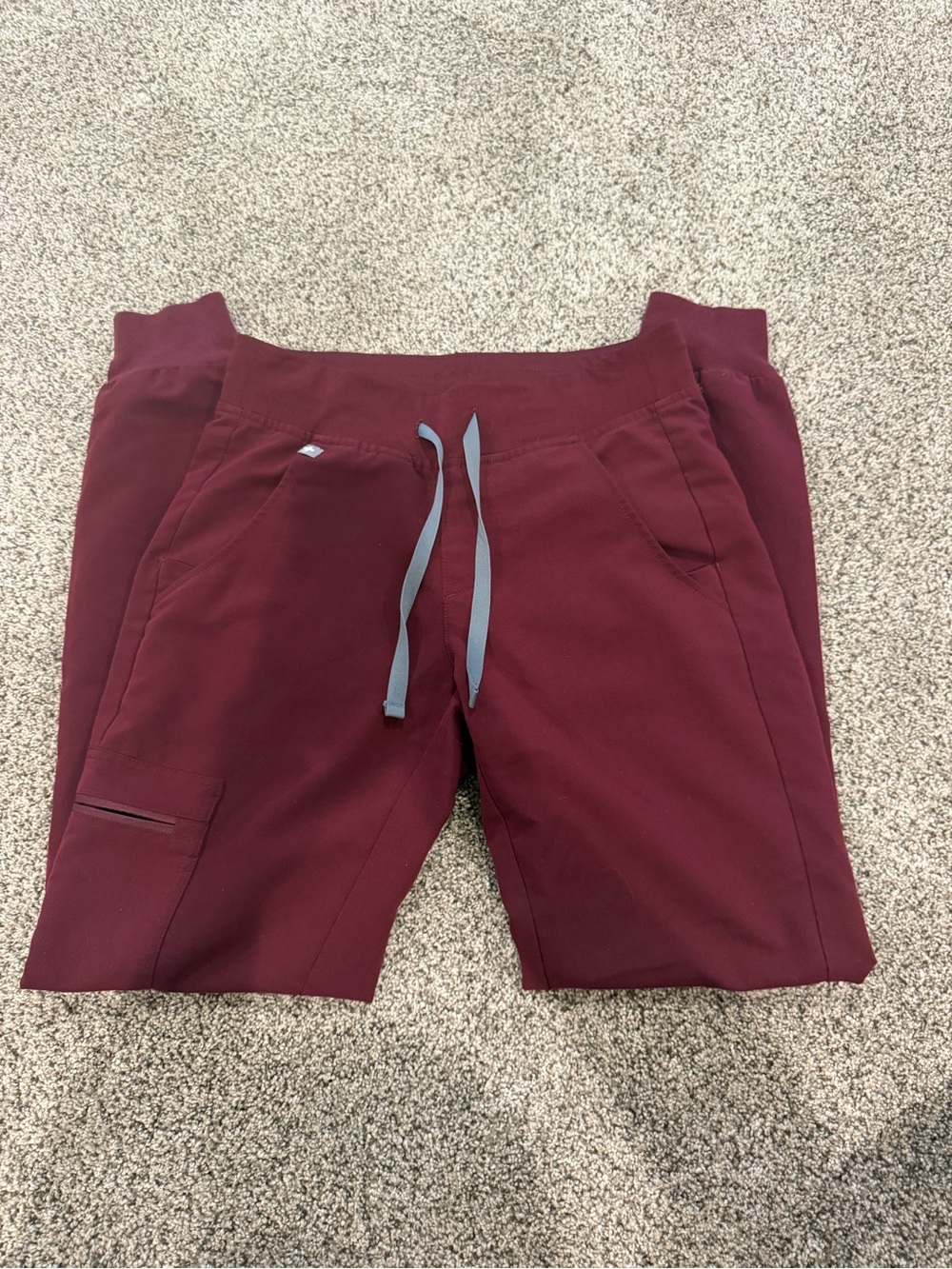 Women’s Maroon Figs Jogger Scrubs